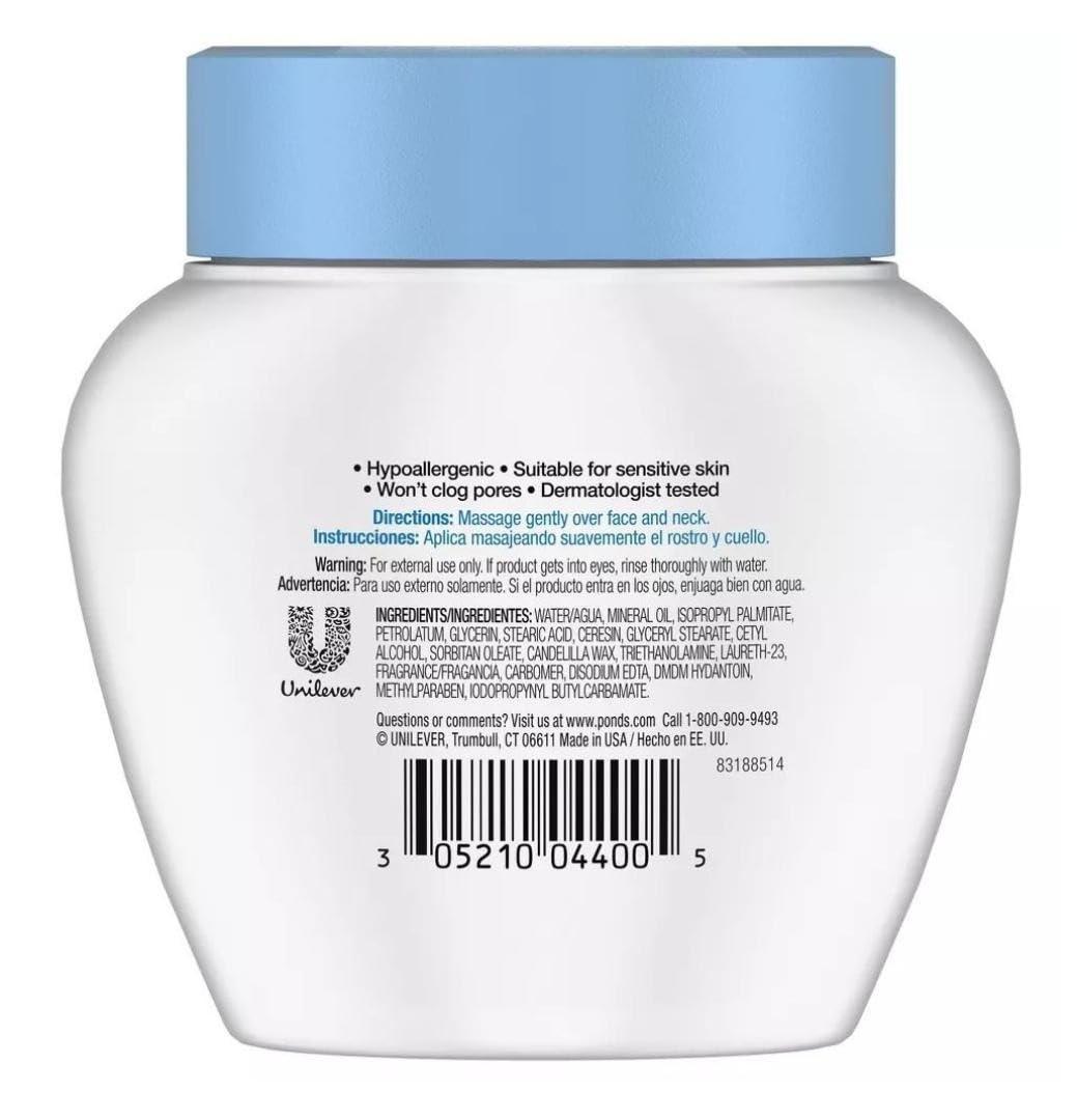 Pond's Ponds Dry Skin Cream 6.5 Ounce Jar (192ml) (2 Pack)