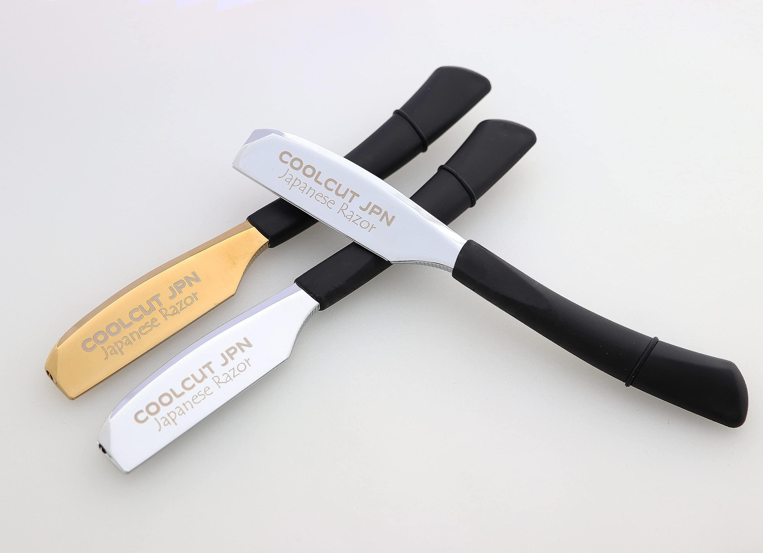 Sanguine Sanguine Men Shaving Razor, Japanese Shaving Razor, Non Folding Classic Razor with 20 Blades Cartridge (Made in The USA) - Complete Set