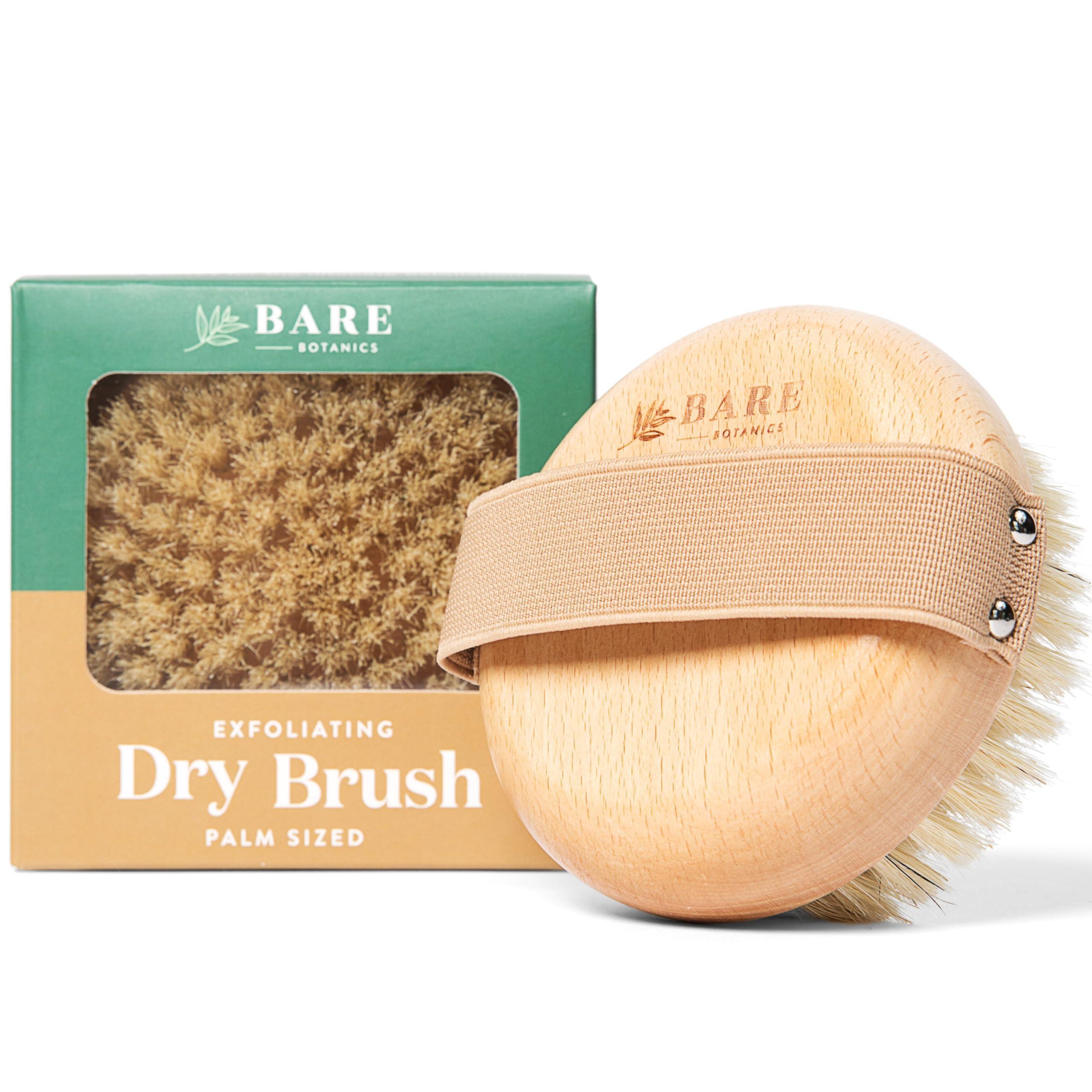 BARE BOTANICS Bare Botanics Palm Dry Brush + Lemon Citrus Body Salt Scrub