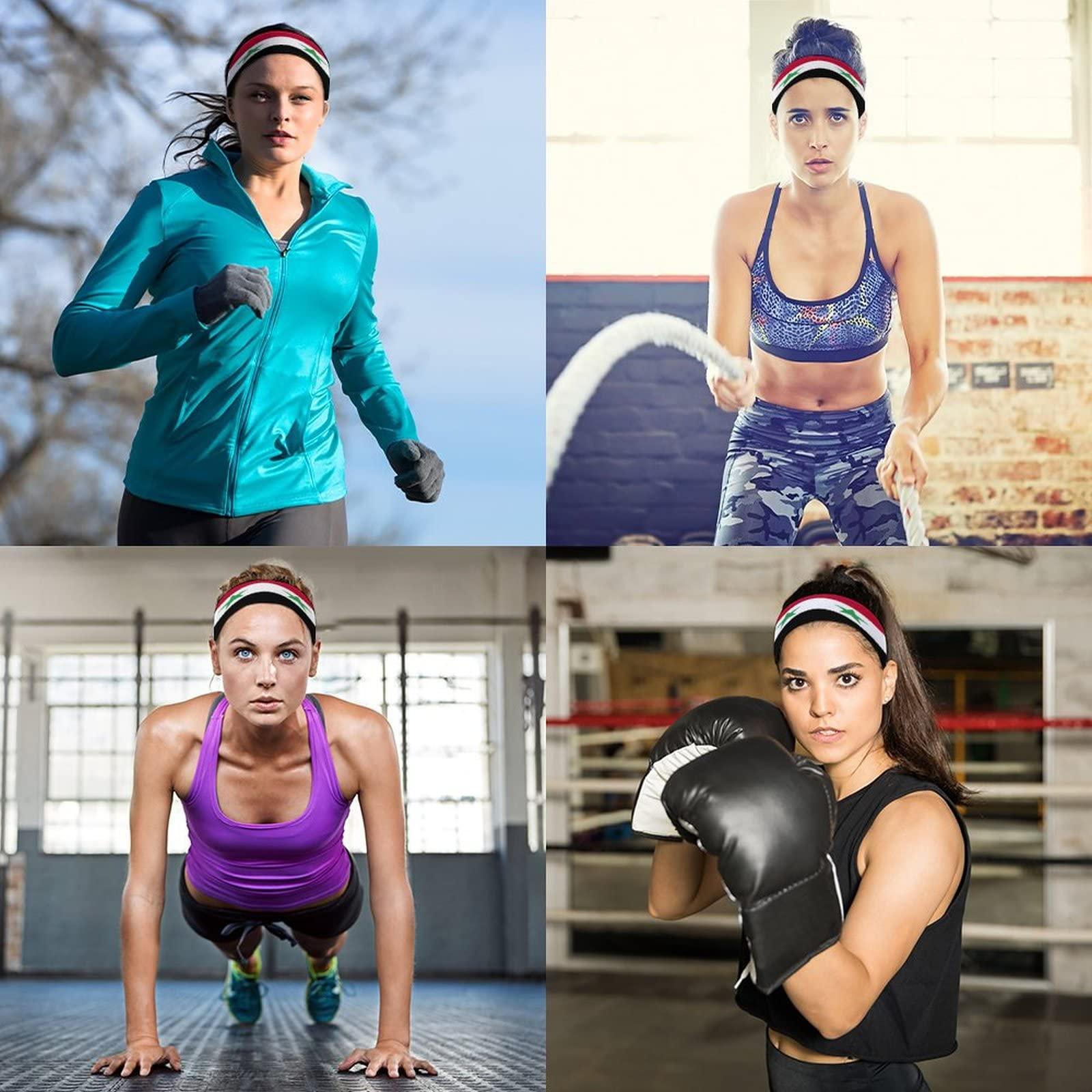 MAIPHUONGANH MAIPHUONGANH Syrian Flag Sports Turban,Headband High Bullet Headwear Wristband Hair Accessories Print Headscarf