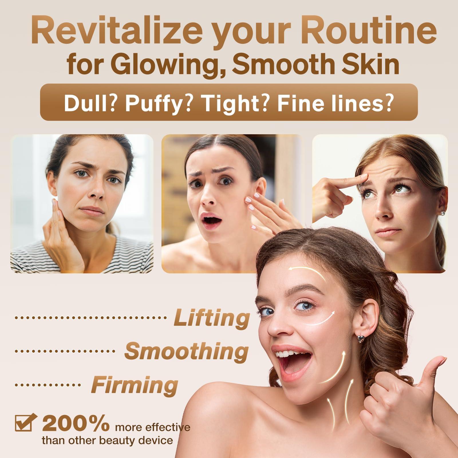 YUMAID YUMAID Facial Massager Red-Light-Therapy-for-Face, LED Light Therapy Device, Face Tool for Skin Care