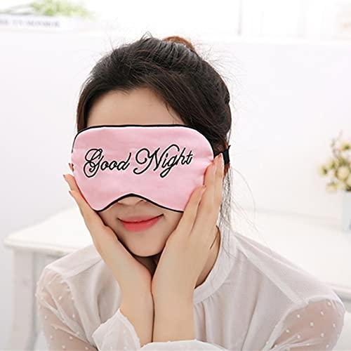 tooloflife Sleep Cover Silk Soft Plush Eye Cover, Adjustable Strap Sleeping Eye Blinder Night Eyeshade Cover for Sweet Sleep Travel Nap Dry Puffy Eye Relax 1PCS Golden