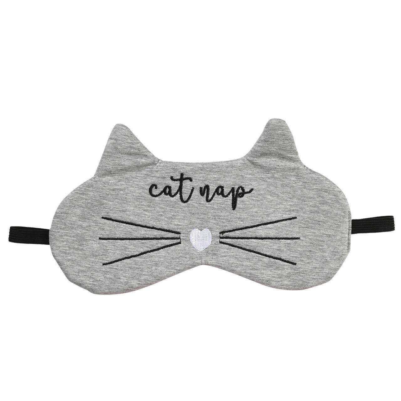 Cala Cala Grey cat nap sleep mask