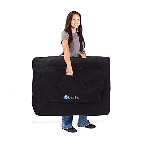 Earthlite EARTHLITE Premium Portable Massage Table Package SPIRIT - Spa-Level Comfort, Deluxe Cushioning incl. Flex-Rest Face Cradle & Strata Face Pillow, Carry Case (30/32 x 73) - Made in USA, Mystic Blue