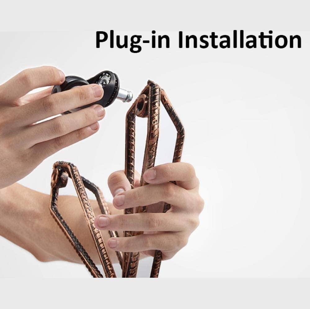 NEVRAH Swivel Bar Stool Guitar Stools Chairs on Wheel Saddle Stool with Black PU Synthetic Leather SeatAdjustable Height 45-58 cmSupported weight 160 KgOffice Stool Saddlefor Beauty Kitchen Salon Home Of