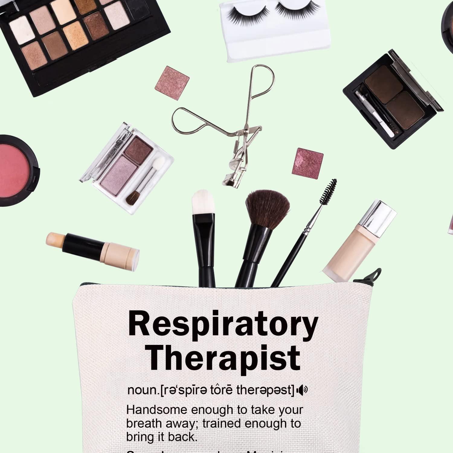 FOTAP FOTAP Respiratory Therapist Gifts Respiratory Therapist Makeup Bag RT Graduation Gifts Medical Staff Cosmetic Bag Therapy Care Week Gift (Respiratory-Therapist)