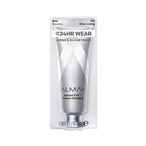 Almay Almay Velvet Foil Cream Shadow, Silver Lining, 0.36 fl. oz., metallic eyeshadow