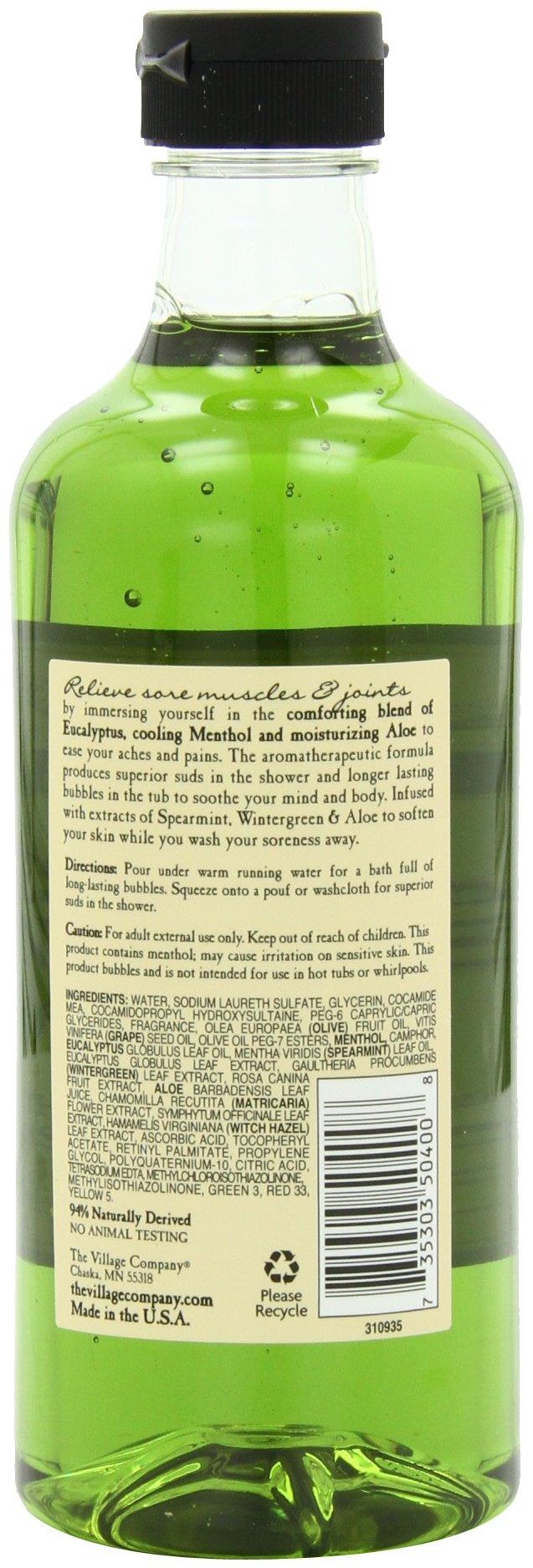 Village Naturals Therapy Village Naturals Therapy Foaming Bath Oil, Aches and Pains, 16 Ounce (Pack of 2)