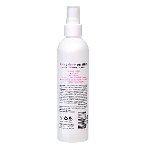 Nicole & Alyssa Nicole & Alyssa ] Wig Spray For Synthetic Hair 8oz + Travel Size