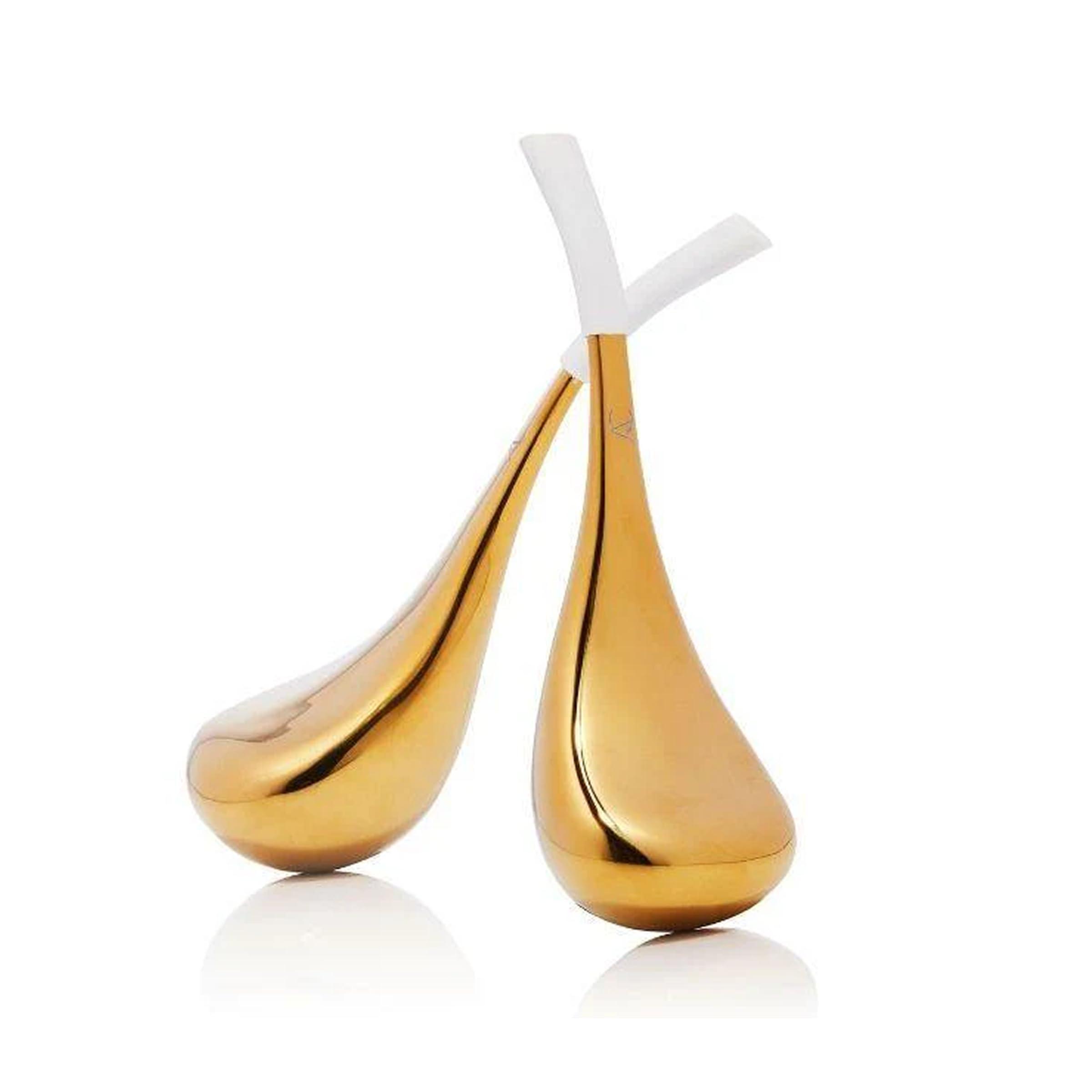 Angela Caglia Angela Caglia Gold Cryo Facial Set- Ice Globes for Face, Improve Circulation and Glow