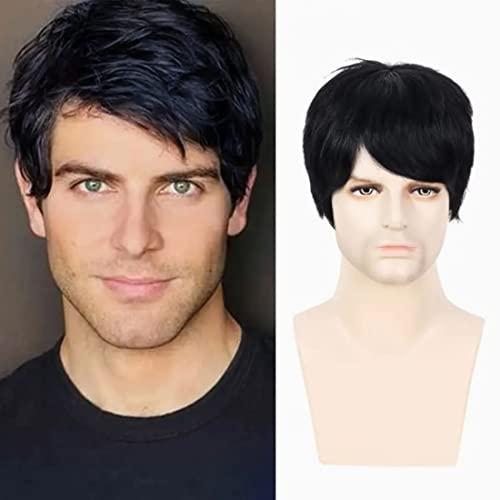 Mens real 2025 hair wigs