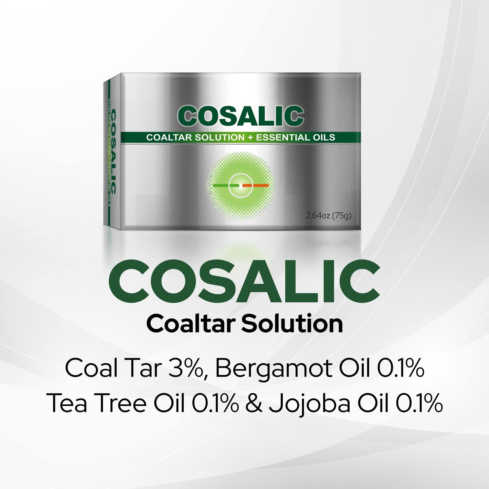 Salve COAL TAR SOAP 75GM, 2.64OZ | With Bergamot, Tea Tree, Jojoba, Chamomile and Aloe Vera Oil | Relieves Dry, Itchy skin Pack of 12