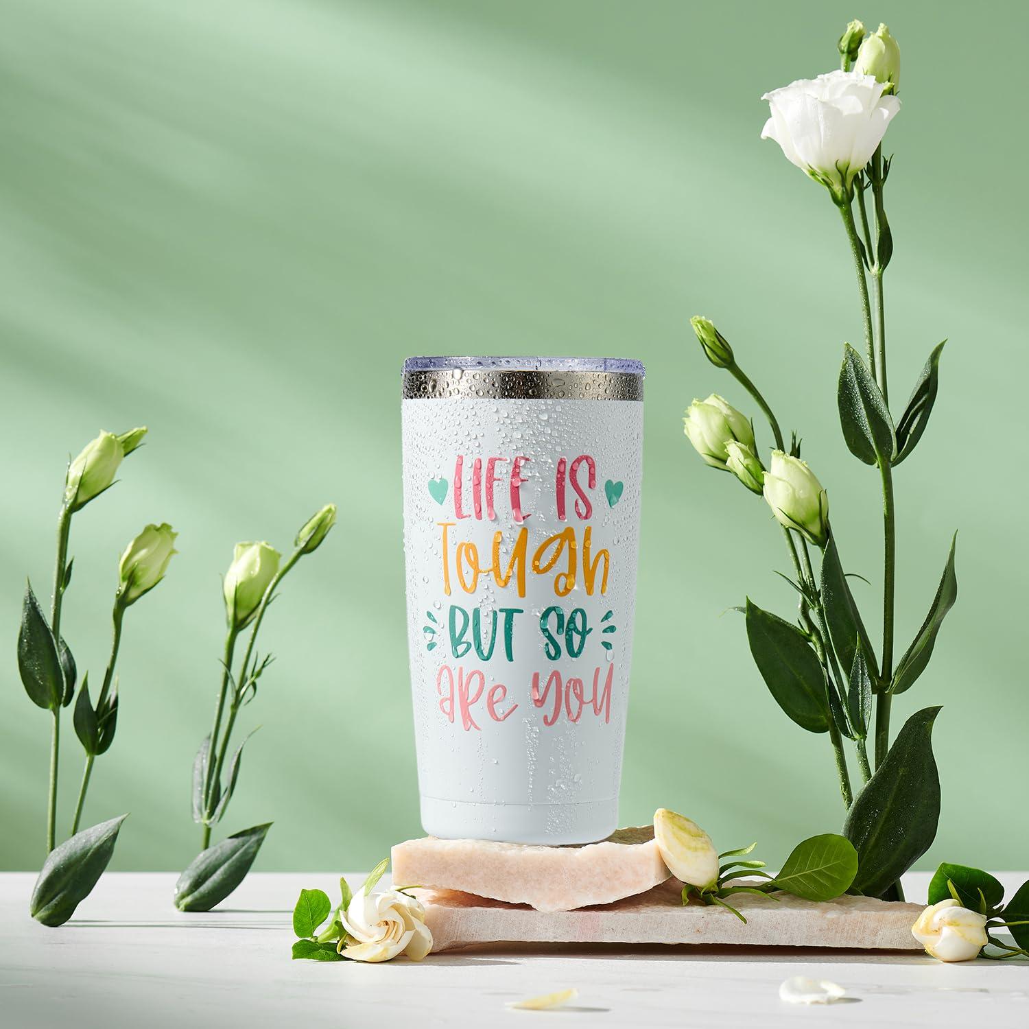 Kederwa Get Well Gifts for Women, Care Package Basket Inspirational Gifts for Women Self Care Pacakage Basket with Throw Blanket and Tumbler for Mom Best Friend Sister Wife