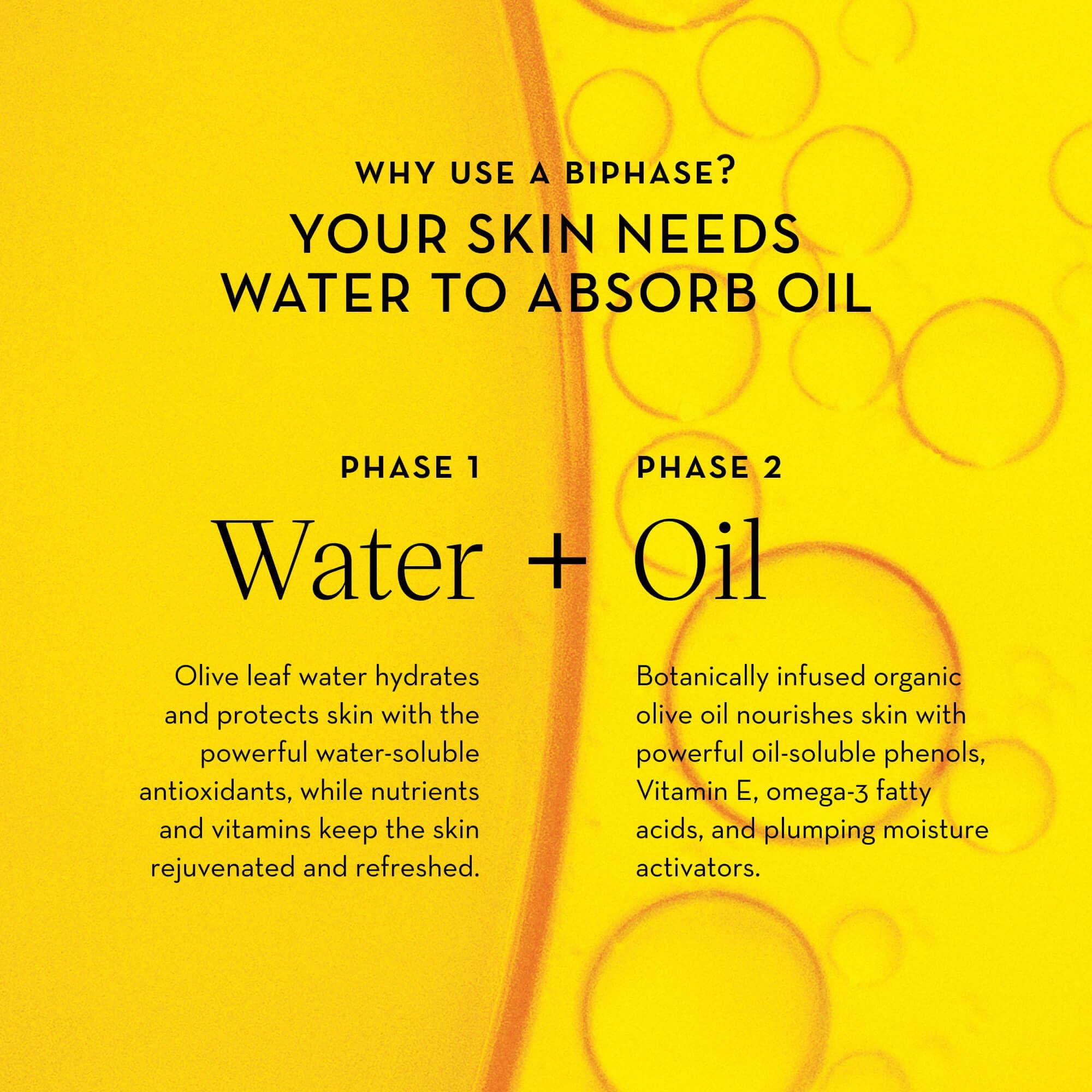 Furtuna Skin Furtuna Skin Biphase Moisturizing Oil - Hydrating, Plumping & Protecting Face, Neck, and Decollete Oil, Vegan & Cruelty-Free, Organic Olive Oil-Infused, 30ml