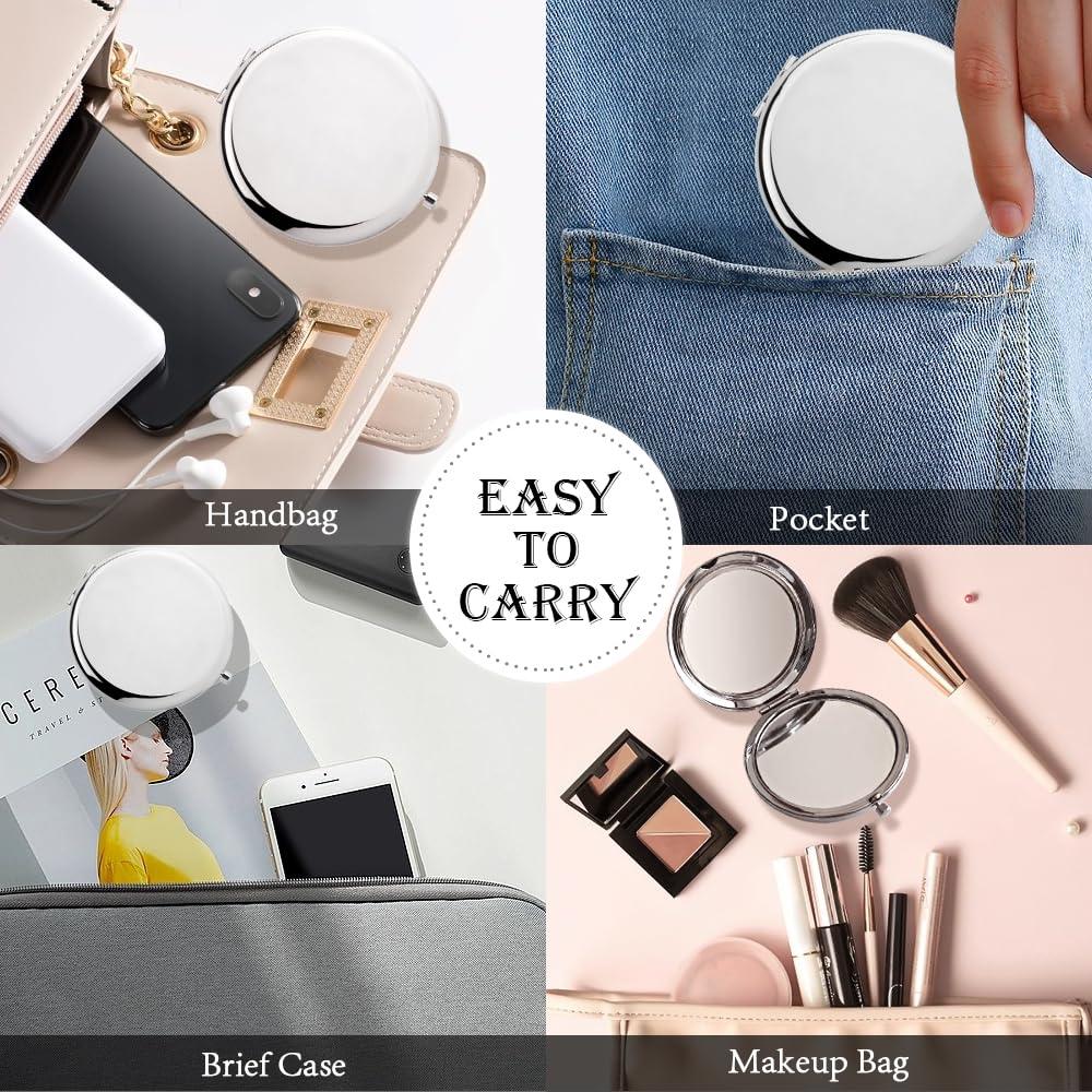 Peayale 30th Birthday Gifts for Women Daughter Sister Funny Compact Mirror, 30 Years Old Gifts for Friends Female Makeup Mirror (30th Birthday)