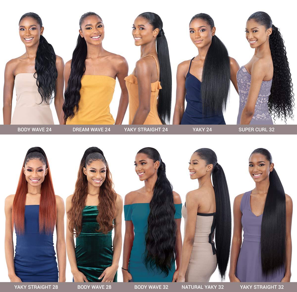 Organique Mastermix Milky Way Organique Pony Pro Easy Wrap Around Ponytail Body Wave 32\" (Pack of 2, 1)