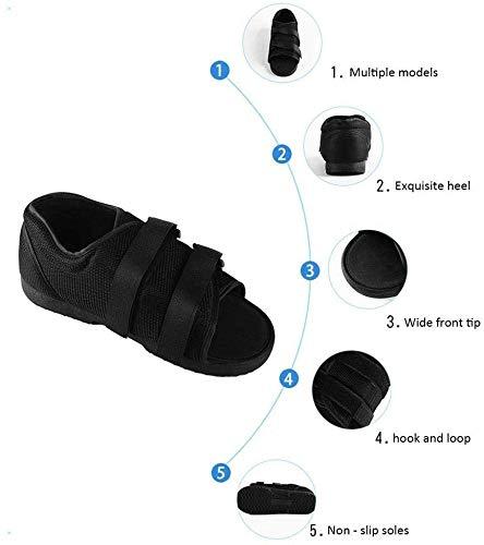 QMZDXH QMZDXH Post-Op Shoe,Orthopedic Sandal Post-Op Slipper Operative Shoe Walking Splint Brace Broken Toe Foot Fracture Boot Shoe for Injured Foot