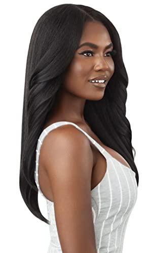 Big Beautiful Hair Outre Human Hair Premium Blend Big Beautiful Hair Leave Out Wig Dominican Blowout 22" (CBRN)