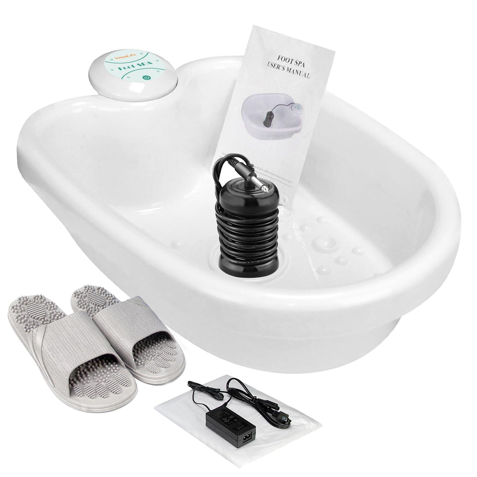 VnioLife VnioLife Ionic Foot Bath Detox Machine with Slipper, Portable Ionic Foot Detox Chi Cleanser | Home Use, Beauty Salon Holiday Gift
