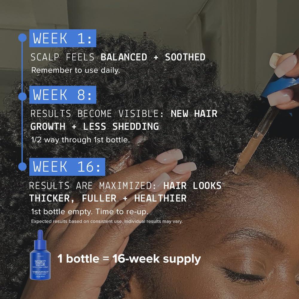 AAVRANI AAVRANI Hair Density Boosting Treatment - Ashwagandha, Vegan Collagen, And Turmeric Scalp Serum For Thicker, Fuller Hair - Vegan, Non-Greasy - 2 Fl Oz