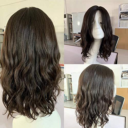 iVogue Hair Raw Russian Human Hair Shevy Cap Jewish Wig with Silk Top Non Lace Wig Wavy Kosher Wigs