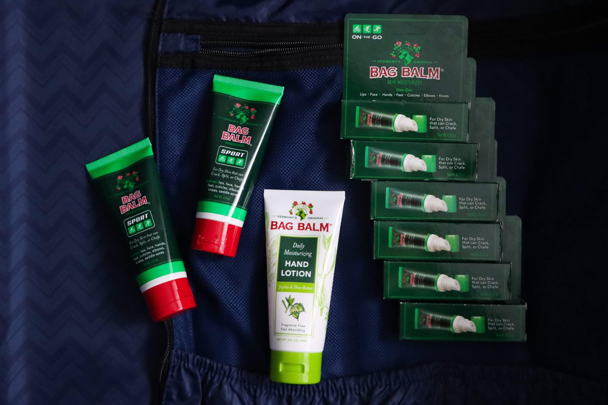 Bag Balm Vermont's Original Bag Balm Travel Bundle | Moisturizing Skin Balm and Lotion TSA Approved