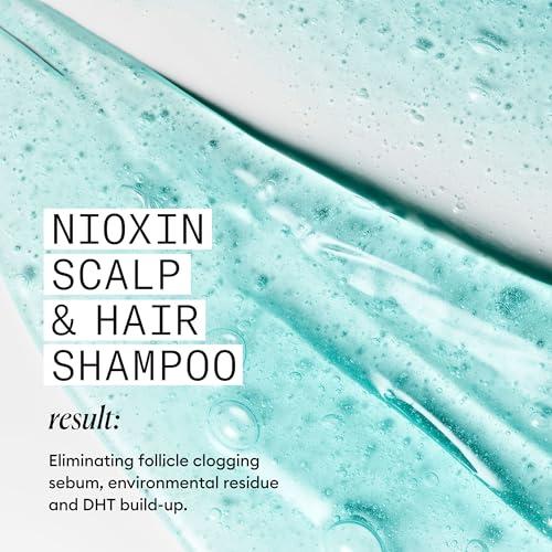 Nioxin Nioxin System 3 Scalp + Hair Shampoo - Hair Thickening Shampoo For Damaged Hair with Light Thinning, 33.8 fl loz (Packaging May Vary)