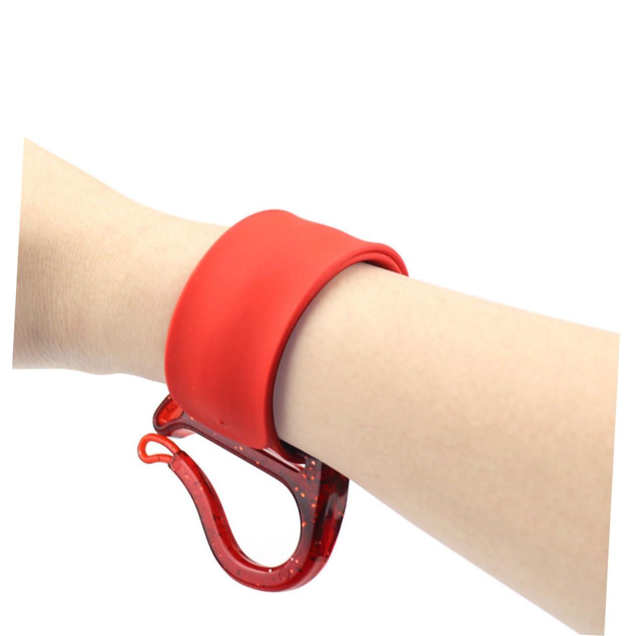 OHPHCALL OHPHCALL Salon Wrist Band Hair Tie Organizer Rubber Band Storage Plastic Updo Hair Tools