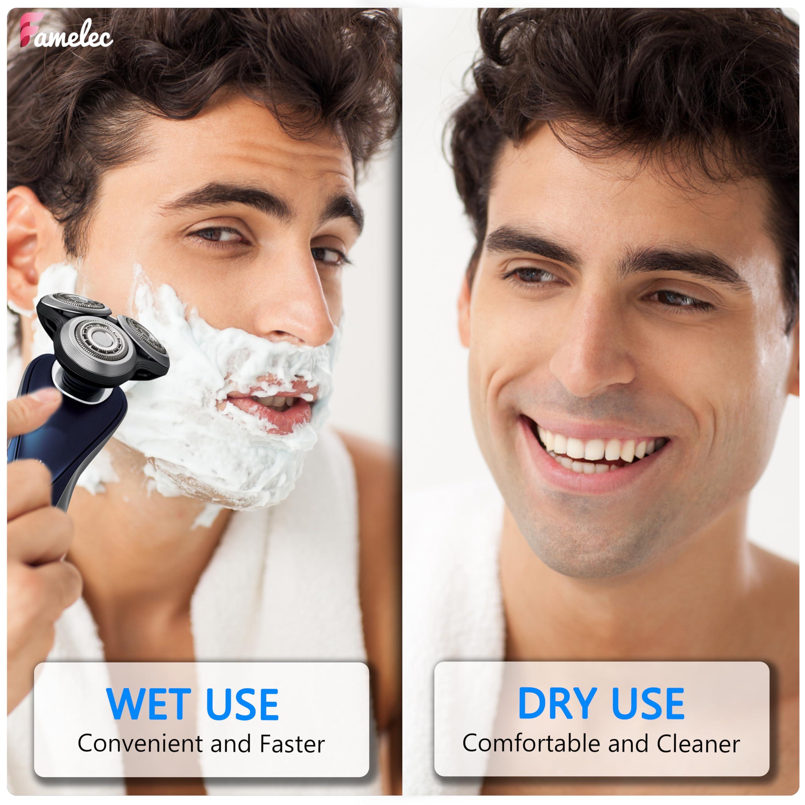 FAMELEC FAMELEC Upgraded Blades SH60/72 for Ph***ps Norelco 6000 Replacement Heads, Head Shaver Replacement Blades Compatible with Ph***ps Norelco 6000 Replacement Electric Shaving Head Razor Blades