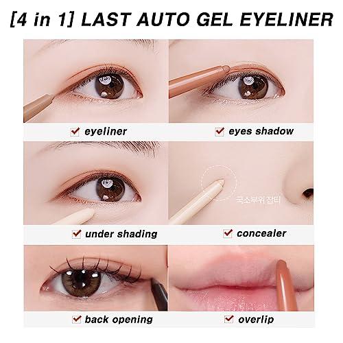 BBI@ BBIA BBIA Last Auto Gel Eyeliner (15 SALMON BEIGE) + Last Glitter Highliner (02 DEWY PEACH) BUNDLE SET