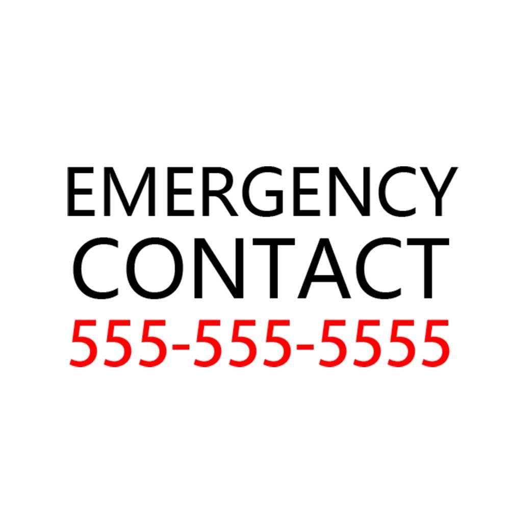 InterestPrint Custom Temporary Tattoos Kids - Personalized Emergency Contact Child Safty Tattoos with Phone number - If Lost Call Tattoos Sticker - Waterproof 15 Tattoos