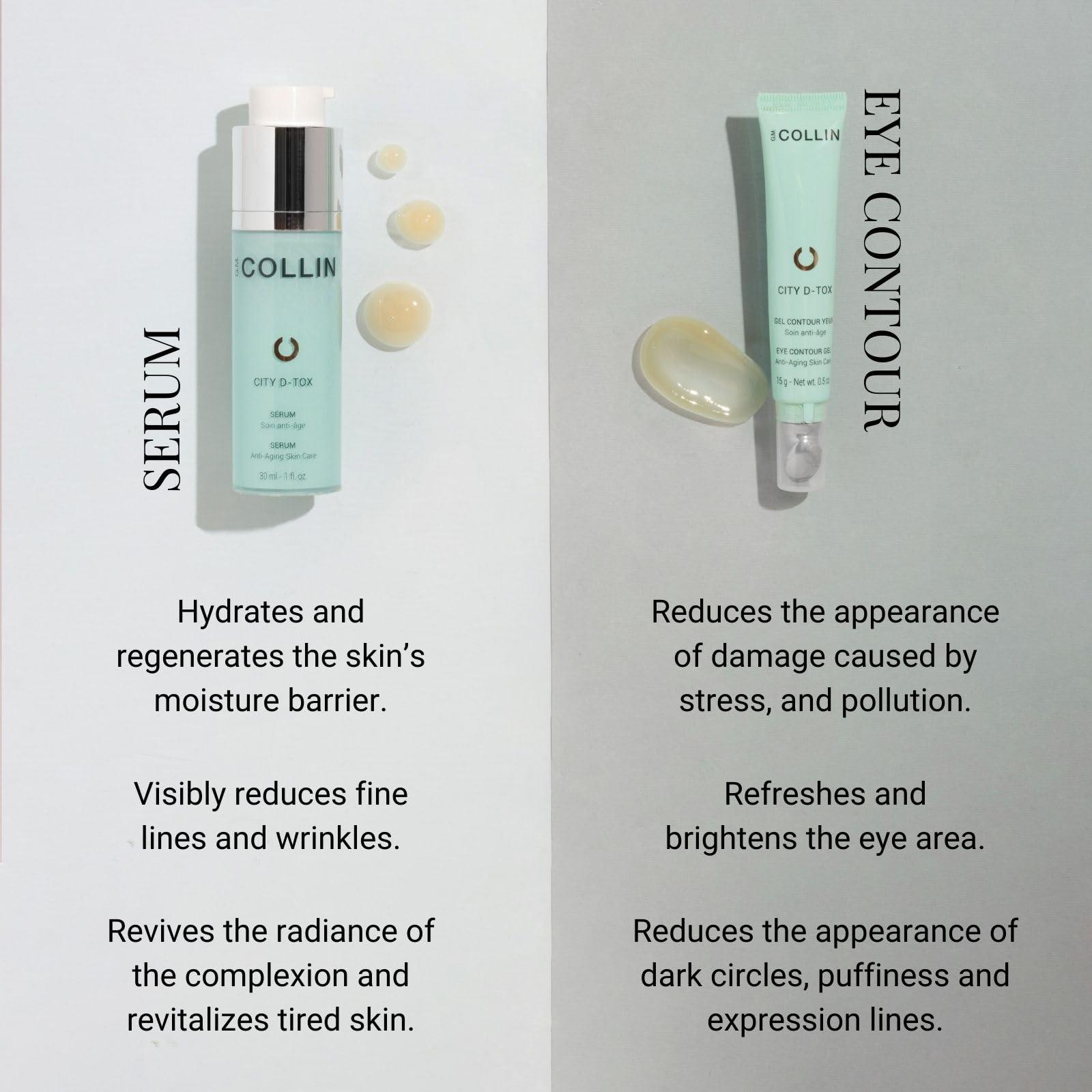 G.M. COLLIN G.M. COLLIN City D-Tox Serum | Urban Face Serum | Hydrates & Visibly Reduces Fine Lines & Revitalizes Dull Skin | Restores Skin Comfort