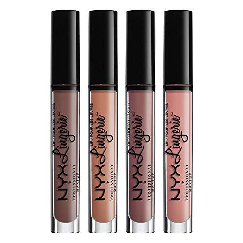 NYX PROFESSIONAL MAKEUP NYX PROFESSIONAL MAKEUP Lip Lingerie Matte Liquid Lipstick - Push-Up, Brown Spice Pink