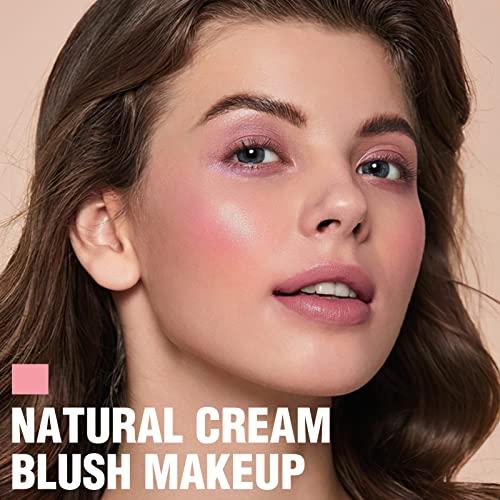 FOCALLURE FOCALLURE Cream Blush Makeup,Buildable Blush Stick for Cheeks,Matte and Dewy Finish,Long Wearing,Easy Application,Lightweight Multi Stick,BABY PINK