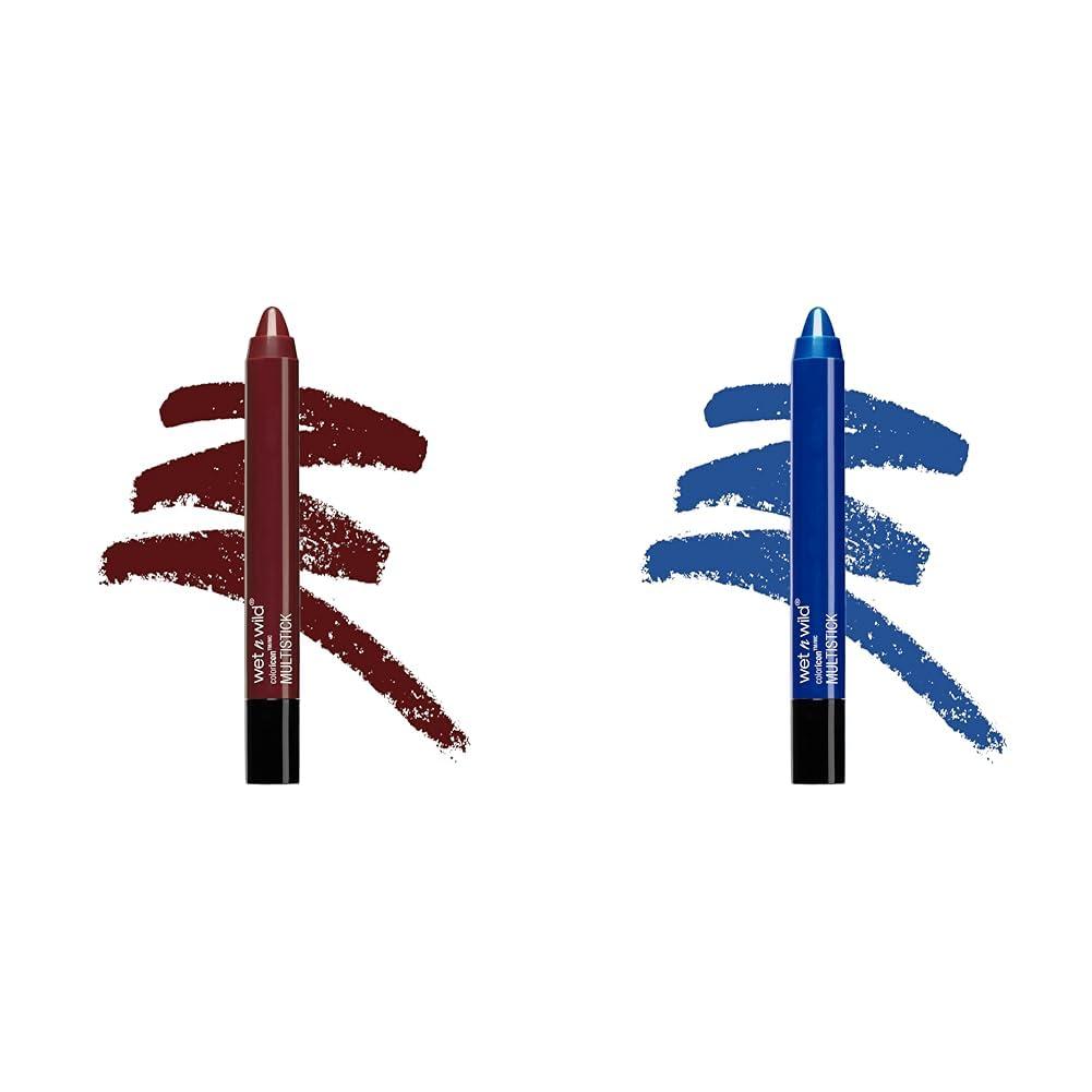 wet n wild wet n wild Color Icon Cream Eyeshadow Makeup Multi-Stick Burgundy Burning Bridge & Blue Lah Lah