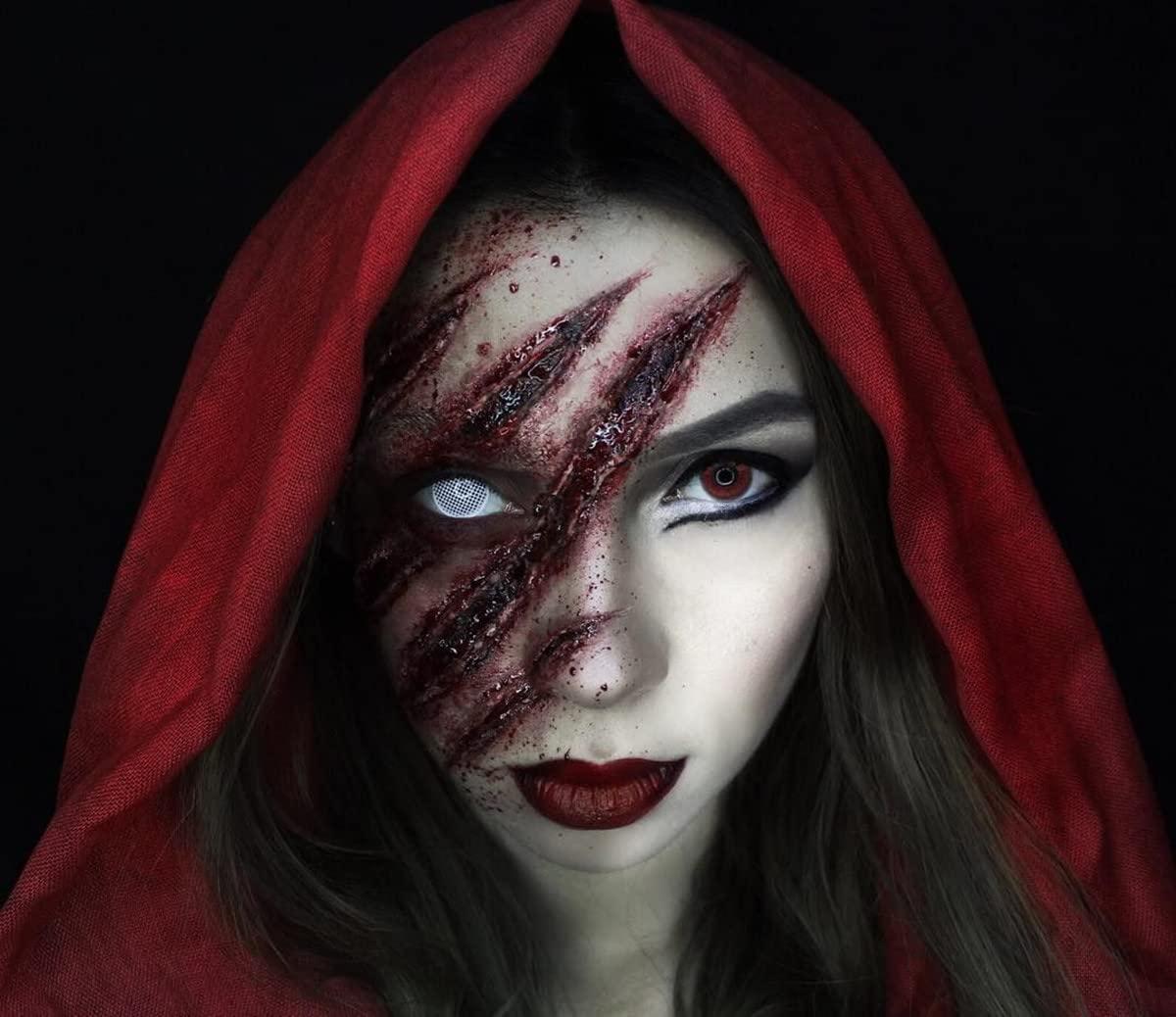 Mysense Mysense Scar Wax Kit SFX Make Up Special Effects Fake Molding Wound Skin Wax Body Paint Halloween Set Fake Nose Stage Zombie Cosplay Costume SFX Makeup with Spatula,1.4Oz(40g)