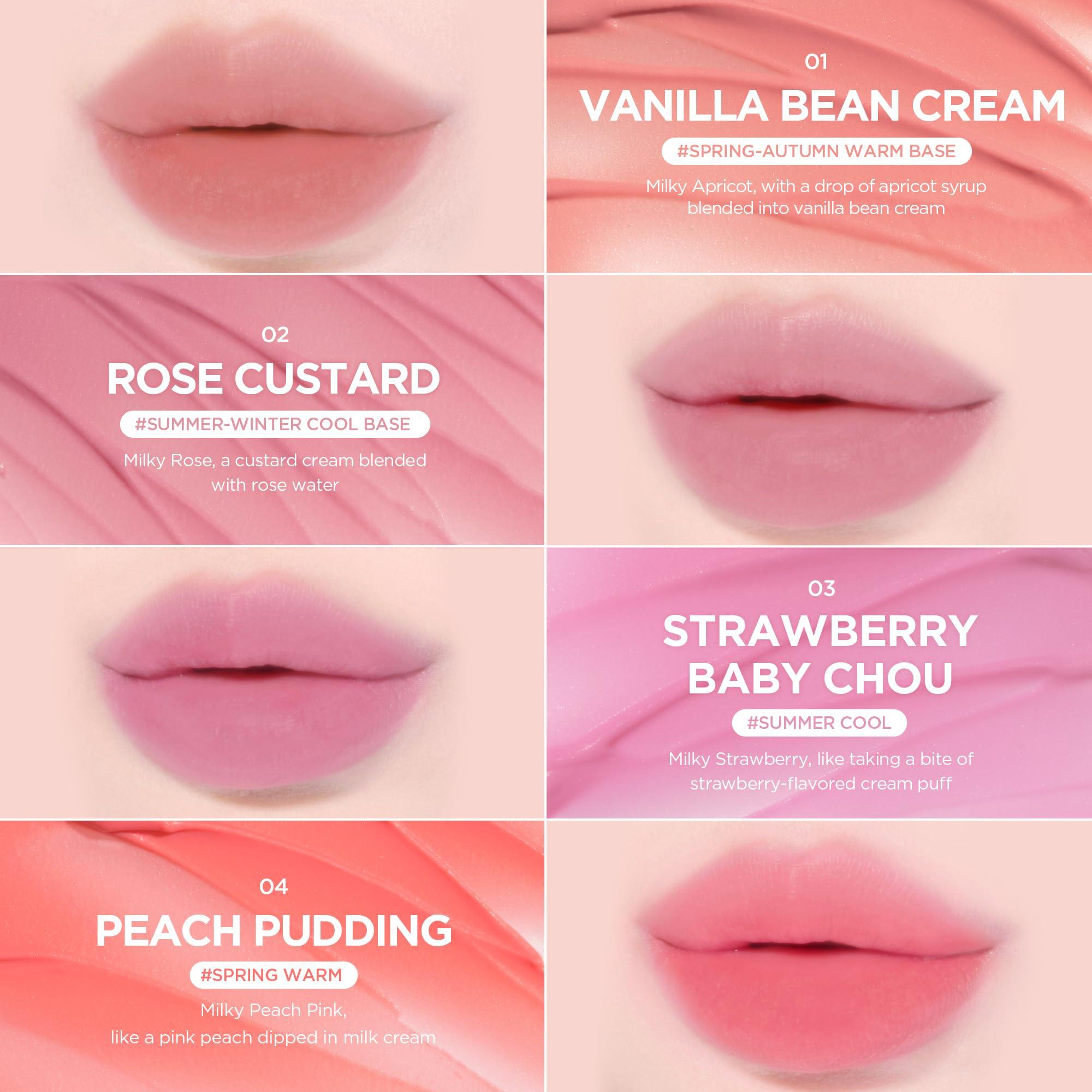 lilybyred lilybyred Sweet Liar Milky Tint Mixtape Edition 4g - Moisturizing Hydro Matte Lip Tint with Soft Milky Finish (01 Vanilla Bean Cream, One size)