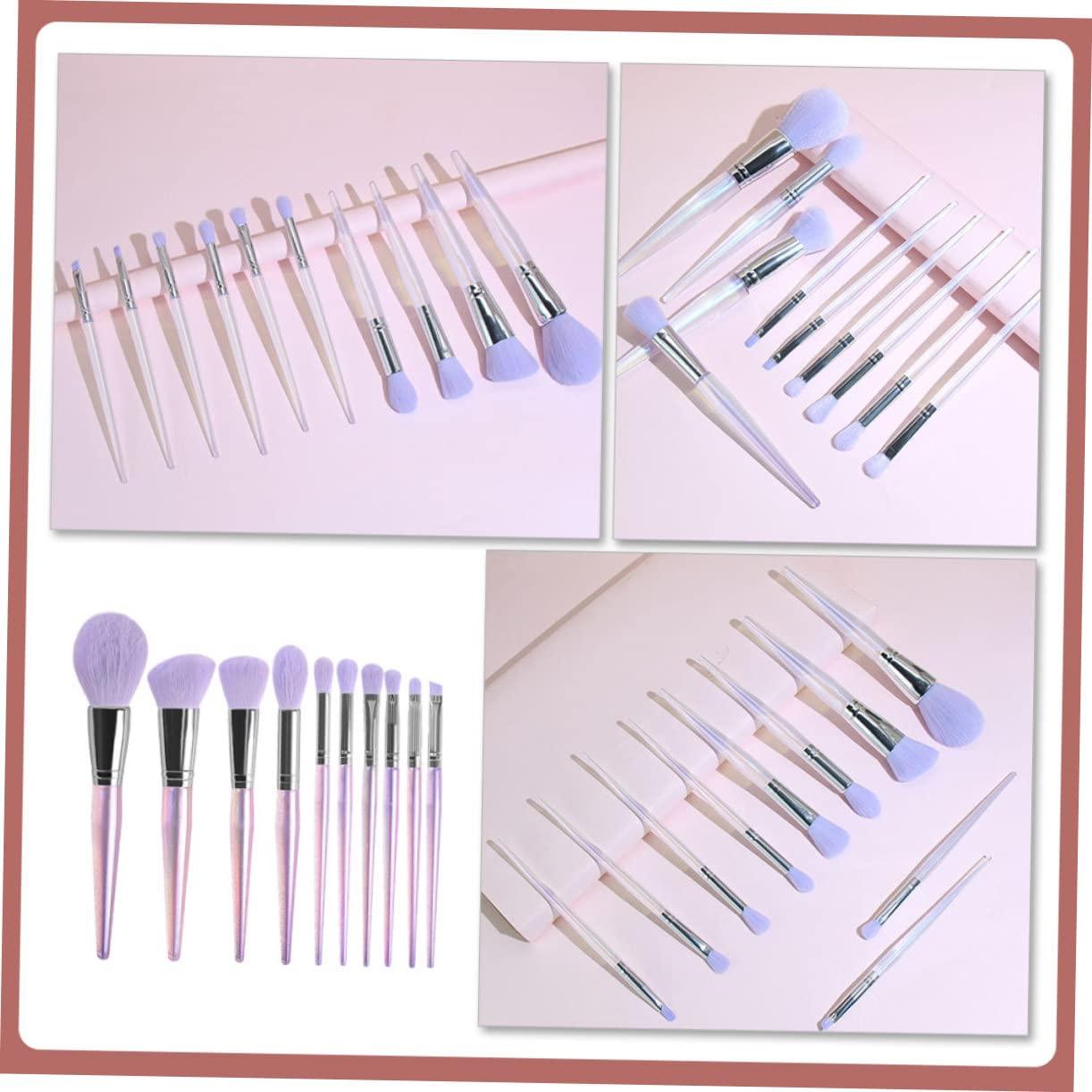 minkissy minkissy Make up Kits Women 10pcs Makeup Brushes Set Blush Brush Professional Makeup Brush Compact Size for Travel