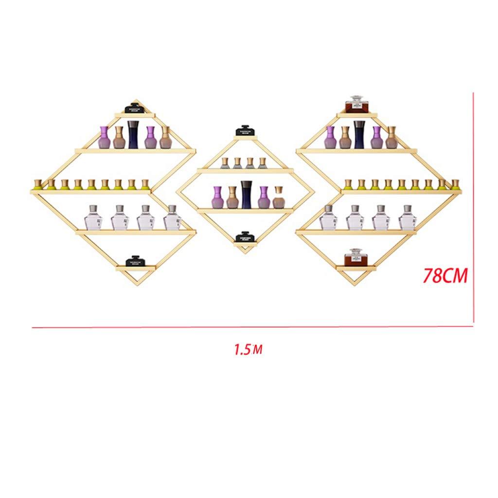 SUuim Metal Wall-mounted Nail Polish Storage Racks Floating Shelves Metal Nail Polish Display Racks for the Wall,Essential Oils Organizer Wall Mounted Shelf,Nail Polish Holder for Cosmetic Beauty Home Nai