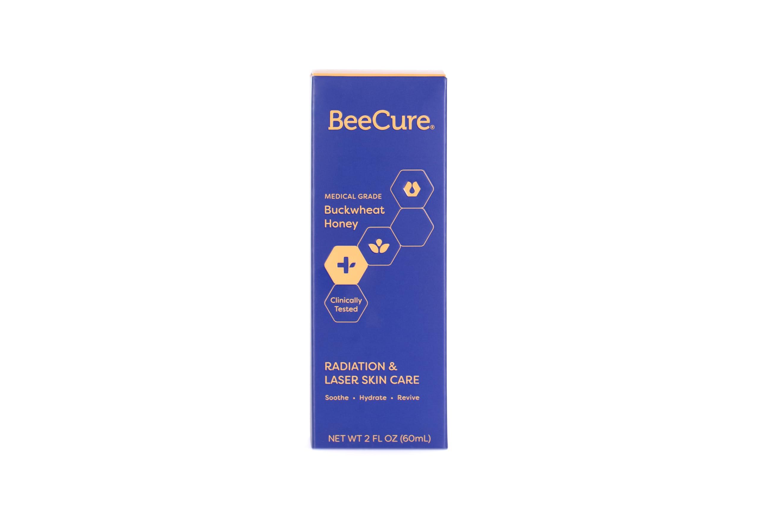 BeeCure BeeCure Radiation Relief and Laser Burn Cream Skin Care Cream, Burn Relief Cream with Buckwheat Honey & Calendula, 60ml Tube