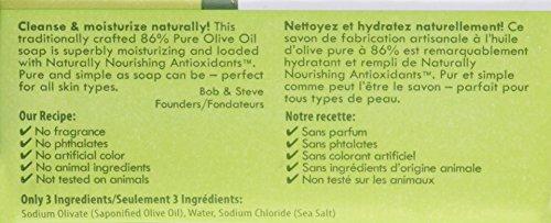 Kiss My Face Kiss My Face Bar Soap, Pure Olive Oil, (8 OZ, Pack of 6)