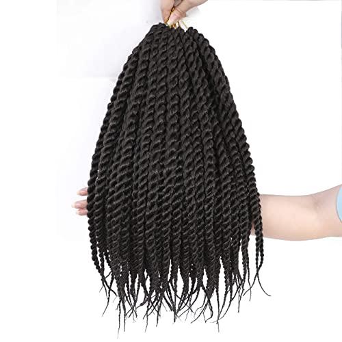 Admutty Havana Twist Crochet Hair 6 Packs 22 inch Crochet Braids Senegalese Twist crochet Hair Jumbo Havana Twist Crochet Braids(4#)