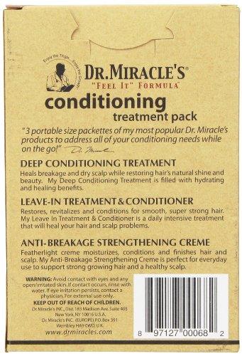 Dr. Miracle's Dr. Miracle's Deep Conditioning Treatment Pack, 1.75 Ounce, 871240