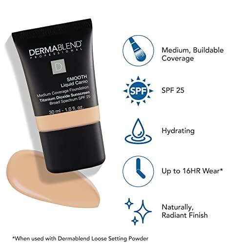 Dermablend Dermablend Smooth Liquid Camo Foundation for Dry Skin with SPF 25, 1 Fl. Oz.