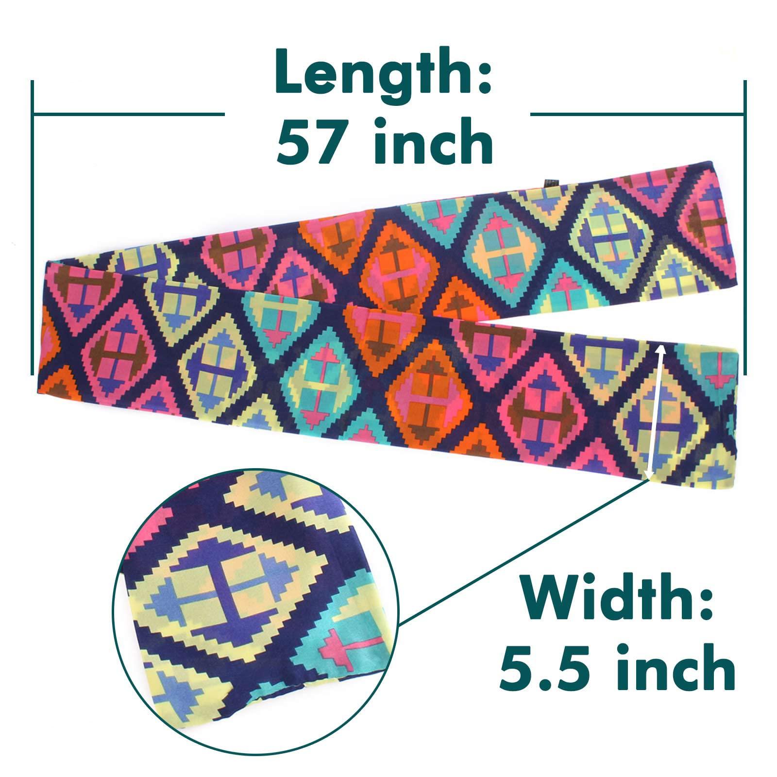 XTREND XTREND Satin Edge Laying Scarf Wrap Headband edge Laying Scarf for lace Wigs Non-slip Hair Wrap Satin Wig Grip For Wig