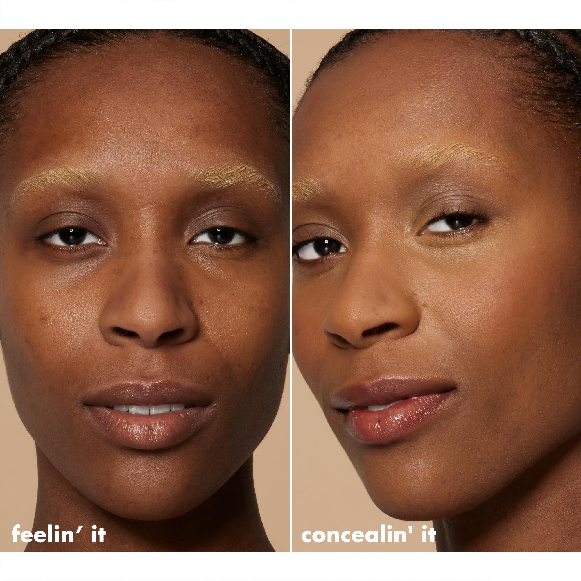 e.l.f. e.l.f. Hydrating Camo Concealer, Covers Blemishes & Under-Eye Circles, Full-Coverage & Delivers A Satin Finish, Vegan & Cruelty-Free, Deep Caramel