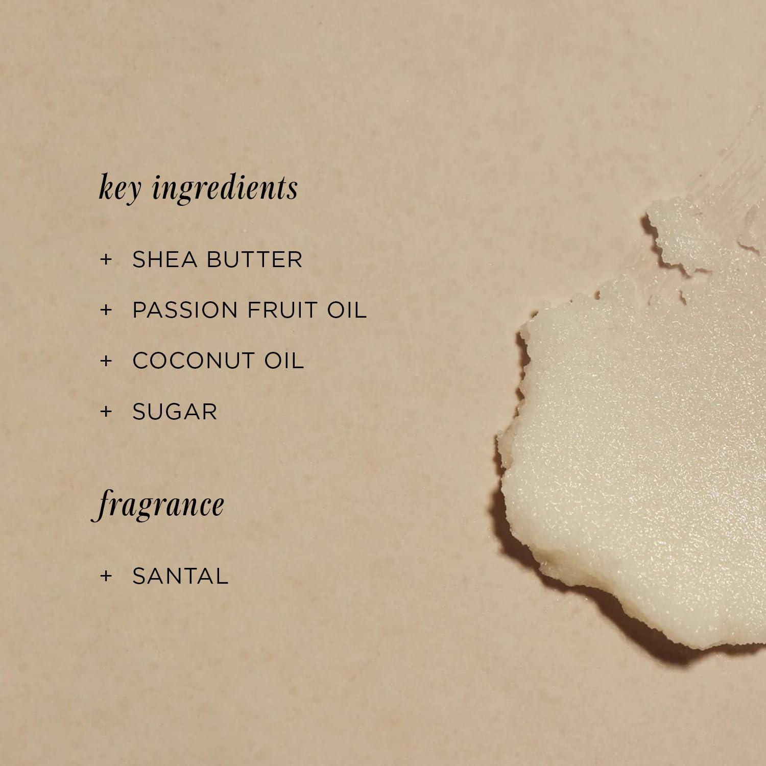 + Lux Unfiltered + Lux Unfiltered N28 Exfoliating Body Polish in Santal, Hydrating and Moisurizing Sugar Scrub, Gluten Free, Vegan + Cruelty Free Exfoliating Soap