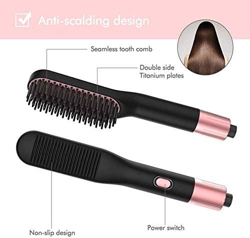 HUIXINLIANG HUIXINLIANG Beard Straightener for Men - Cutting Edge Ionic Beard Straightening Comb, Heated Hair Straightener for Men, Beard Comb and Heated Beard Brush,Dual Action Fine Comb