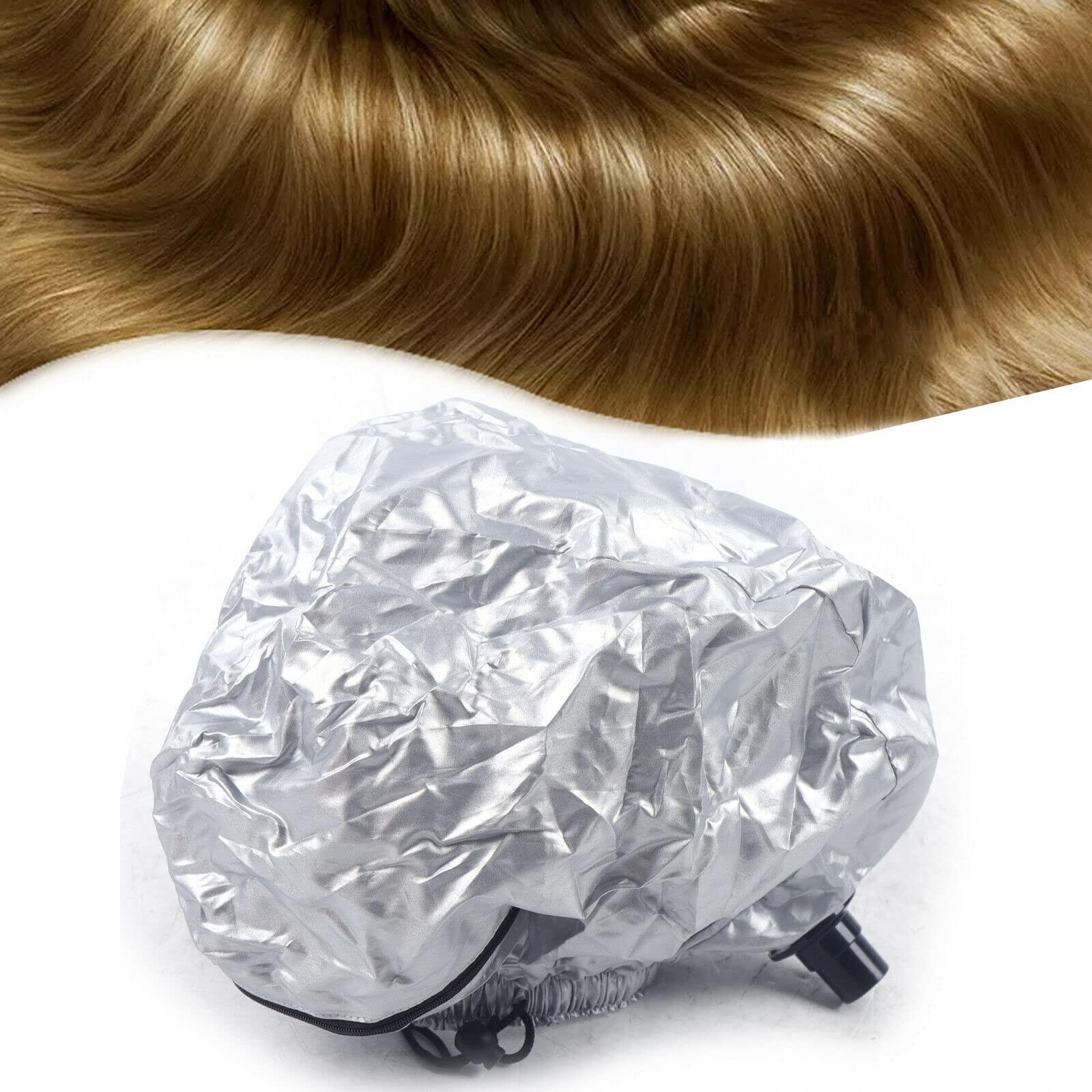 DNYSYSJ 10Pcs Hair Steamer Cap, Deep Conditioning Heat Cap Hair Styling Steam Cap Hair Care Heating Cap Hair Oil Cap New (5 Large Hats + 5 Small Hats)