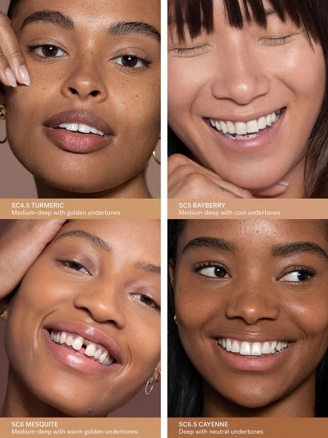 ILIA ILIA - True Skin Serum Concealer | Non-Comedogenic, Cruelty-Free, Vegan, Safe For Sensitive Skin, Reduces Appearance of Dark Circles + Blemishes (Turmeric SC4.5, 0.16 oz | 5 ml)